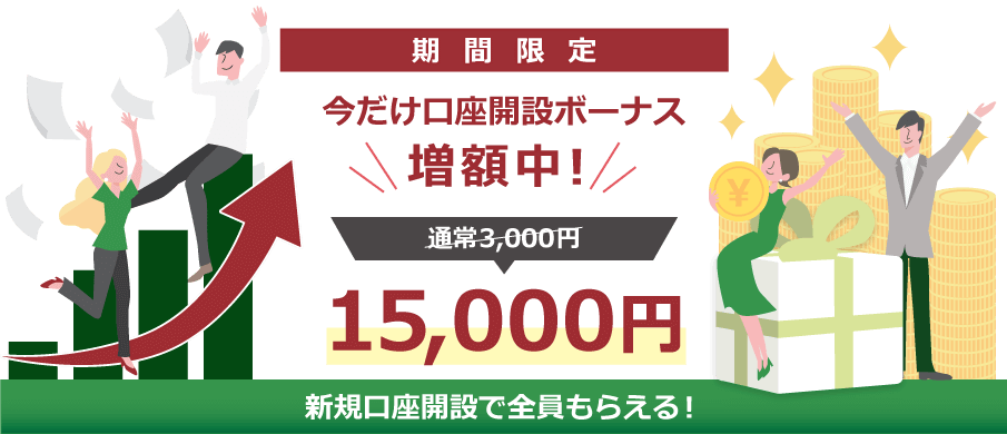 XMTrading　15,000円の新規口座開設ボーナス（入金不要ボーナス）